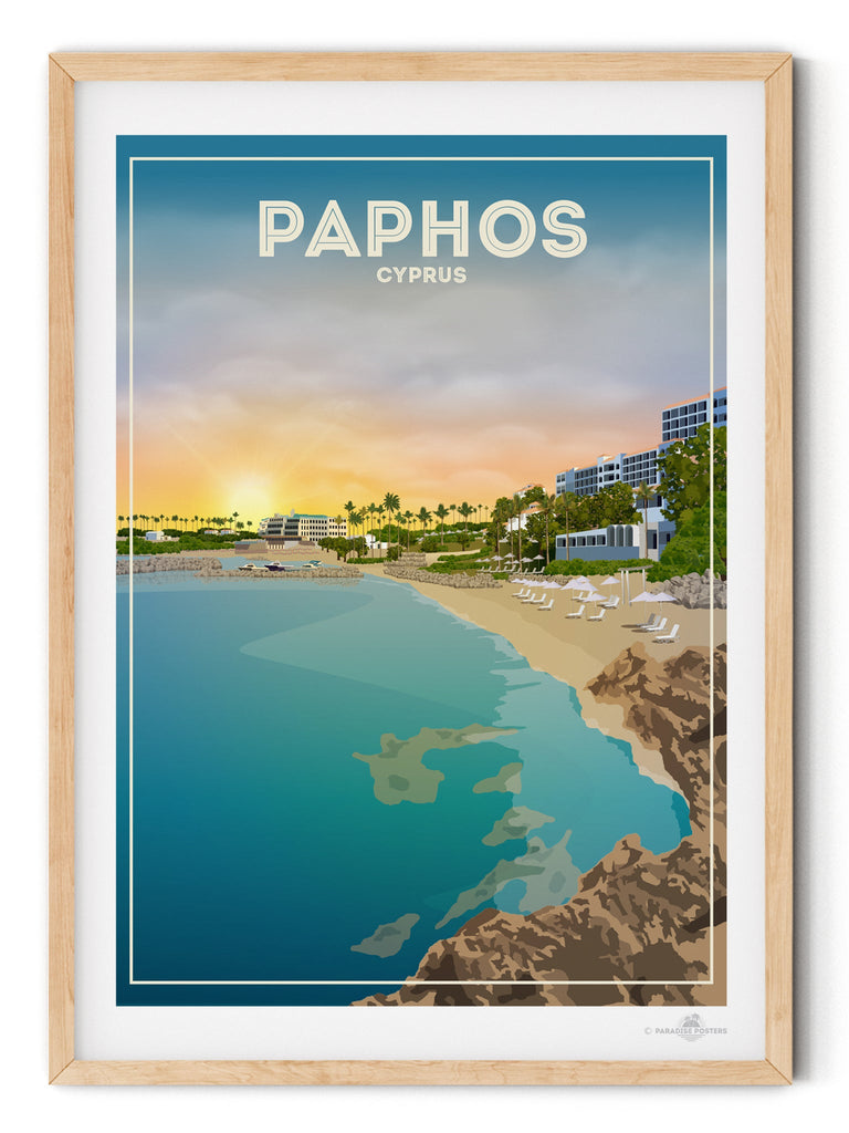 Paphos Cyprus Poster Print Europe Greece