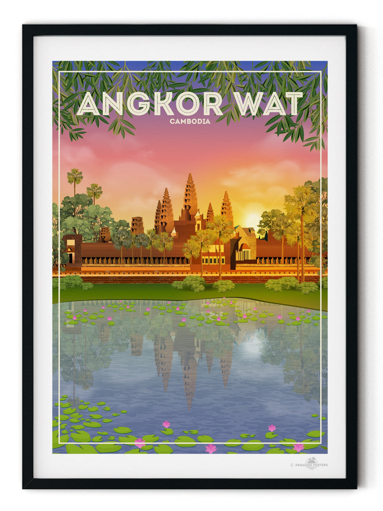 Angkor Wat Cambodia Poster Print Angkor Wat Asia Cambodia