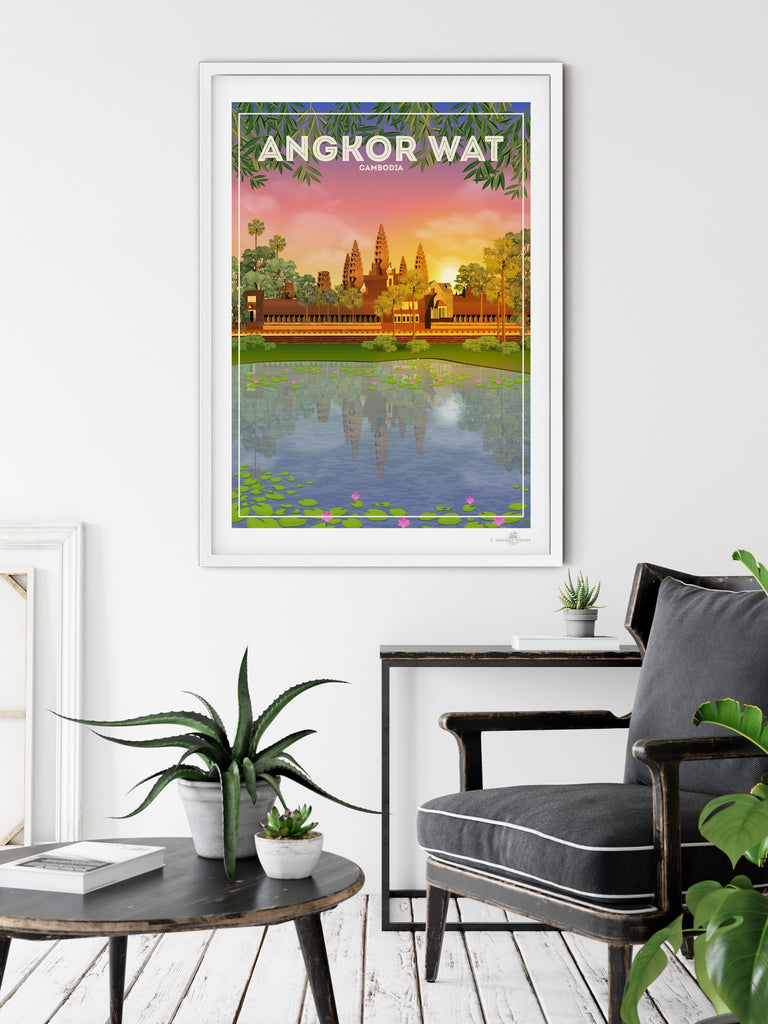 Angkor Wat Cambodia Poster Print Angkor Wat Asia Cambodia