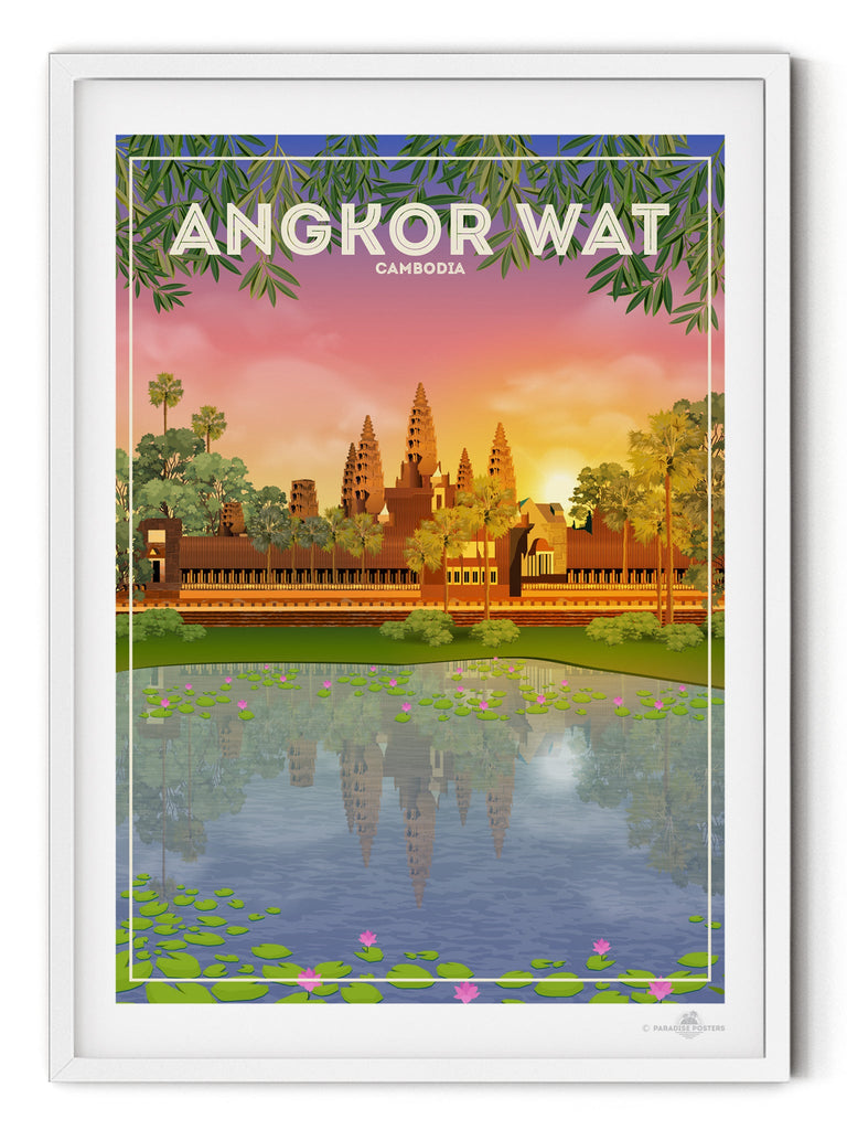 Angkor Wat Cambodia Poster Print Angkor Wat Asia Cambodia