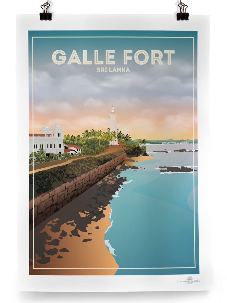 Galle Fort Sri Lanka Poster Print Asia Galle Fort Sri Lanka