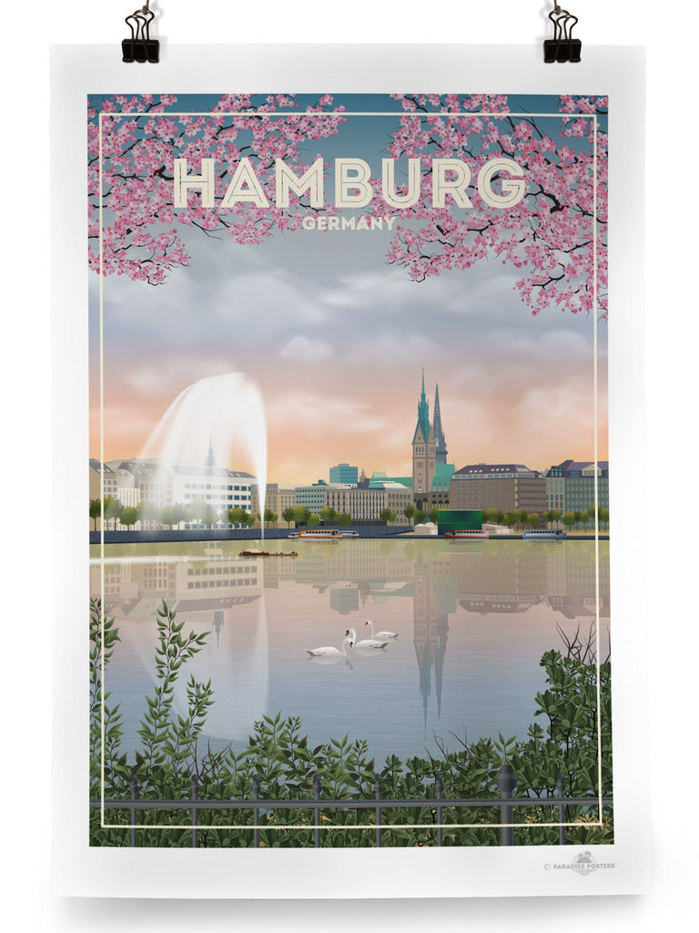 Hamburg Germany Poster Print Germany Hamburg