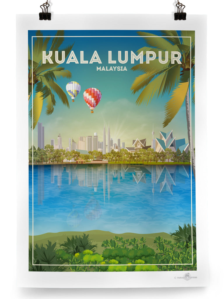 Kuala Lumpur Malaysia Poster Print Asia Kuala Lumpur Malaysia