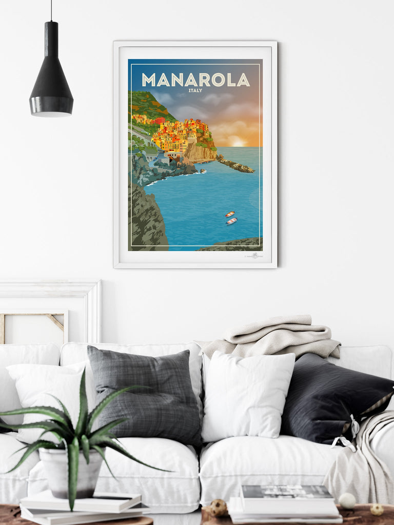 Manarola Italy Poster Print Italy Manarola