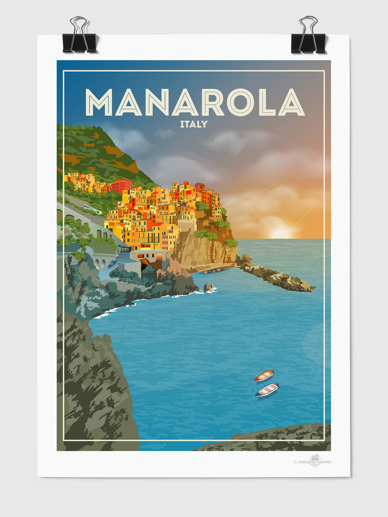 Manarola Italy Poster Print Italy Manarola