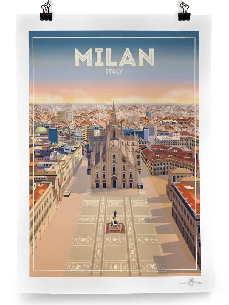 Milan Italy Poster Print Italy Milan