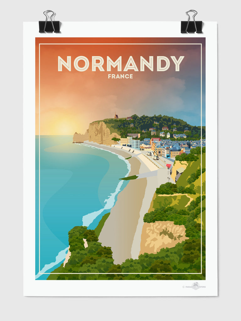 Normandy France Poster Print France Normandy