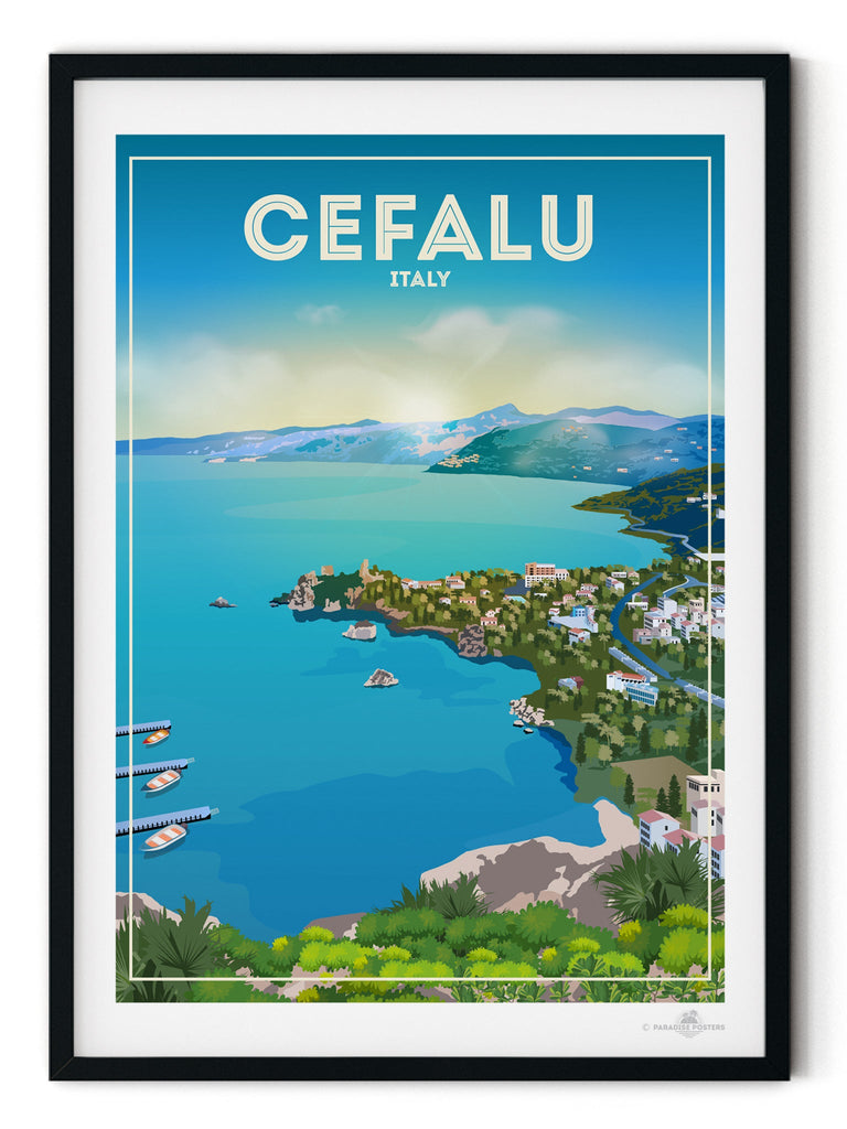 Cefalu Italy Poster Print Cefalu Italy