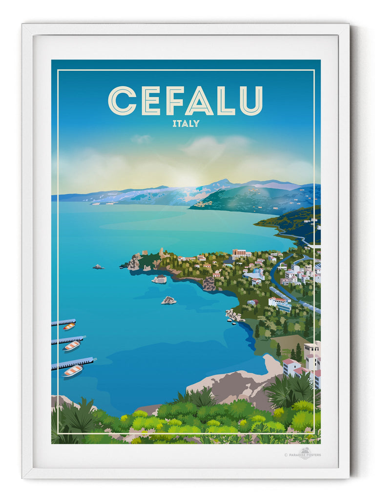 Cefalu Italy Poster Print Cefalu Europe Italy