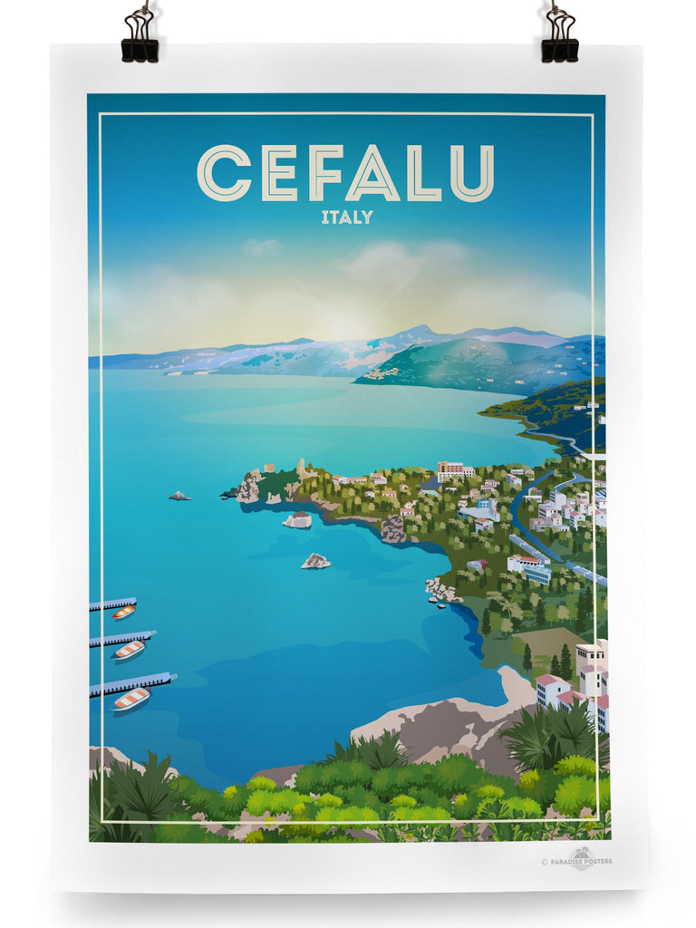 Cefalu Italy Poster Print Cefalu Europe Italy