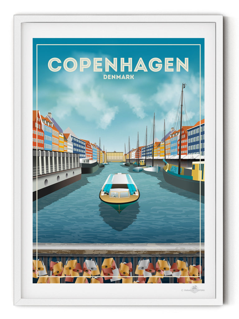 Copenhagen Denmark Poster Print Copenhagen Denmark