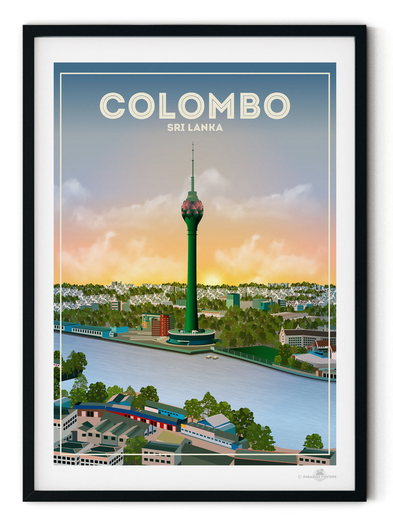 Colombo Sri Lanka Poster Print Colombo Sri Lanka