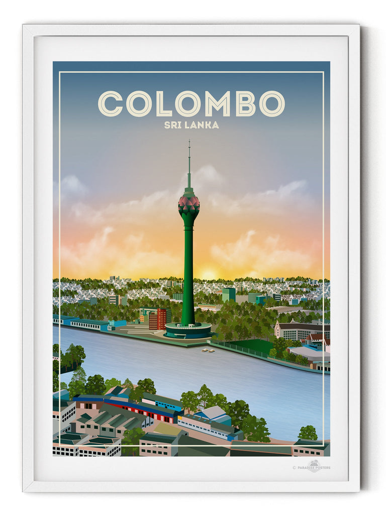 Colombo Sri Lanka Poster Print Colombo Sri Lanka