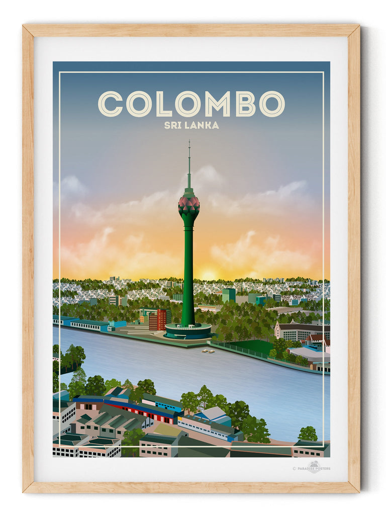 Colombo Sri Lanka Poster Print Colombo Sri Lanka