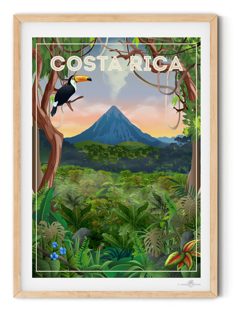 Costa Rica Poster Print Costa Rica north america