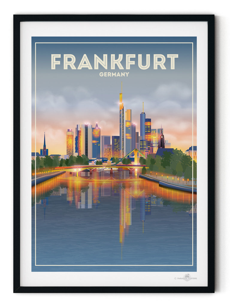 Frankfurt Germany Poster Print Europe Frankfurt Germany