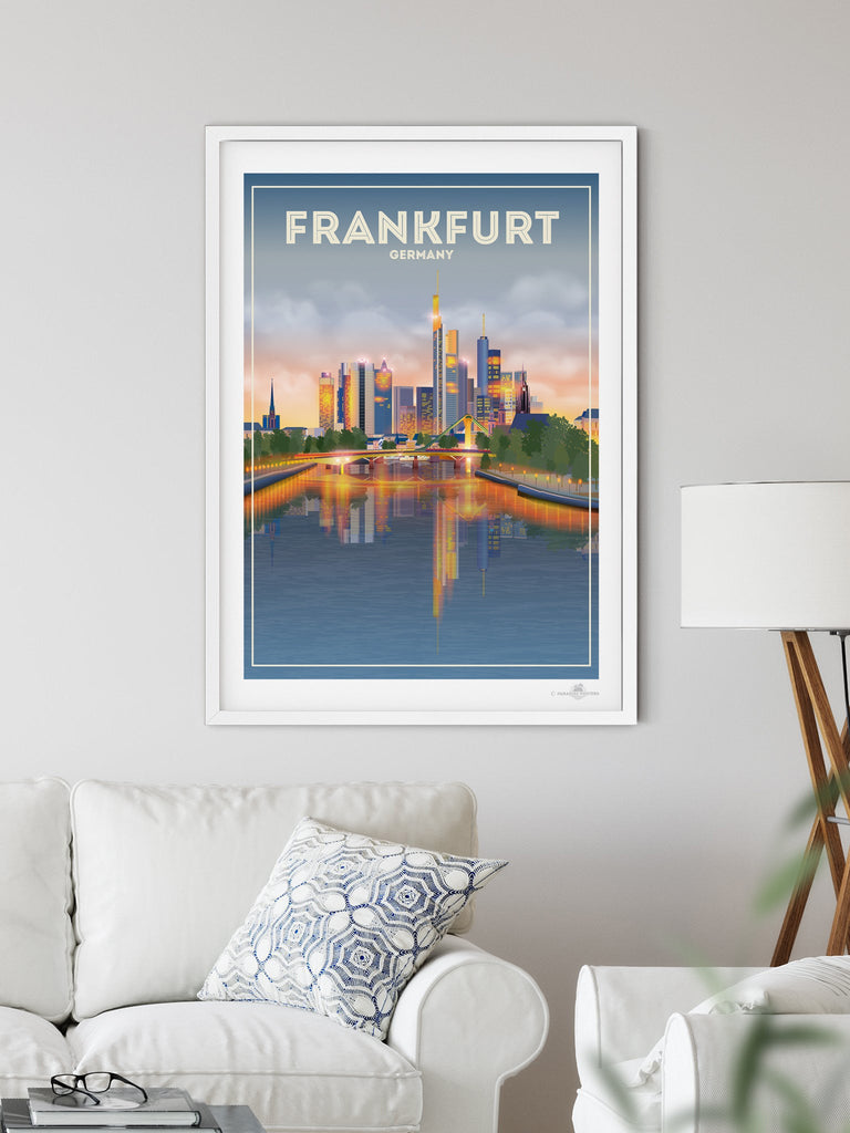 Frankfurt Germany Poster Print Europe Frankfurt Germany