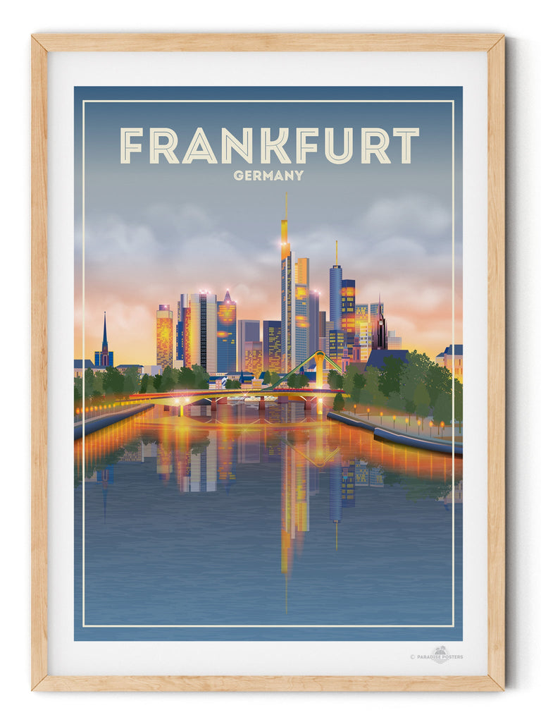 Frankfurt Germany Poster Print Europe Frankfurt Germany