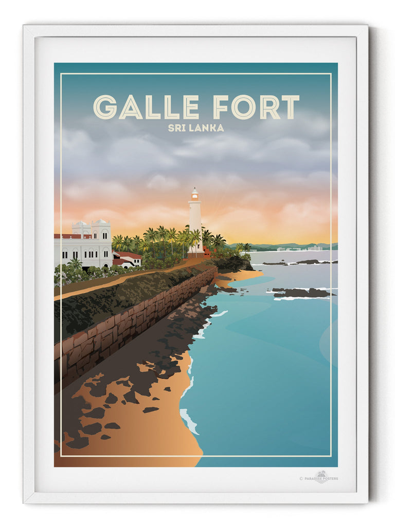 Galle Fort Sri Lanka Poster Print Asia Europe Galle Fort Sri Lanka