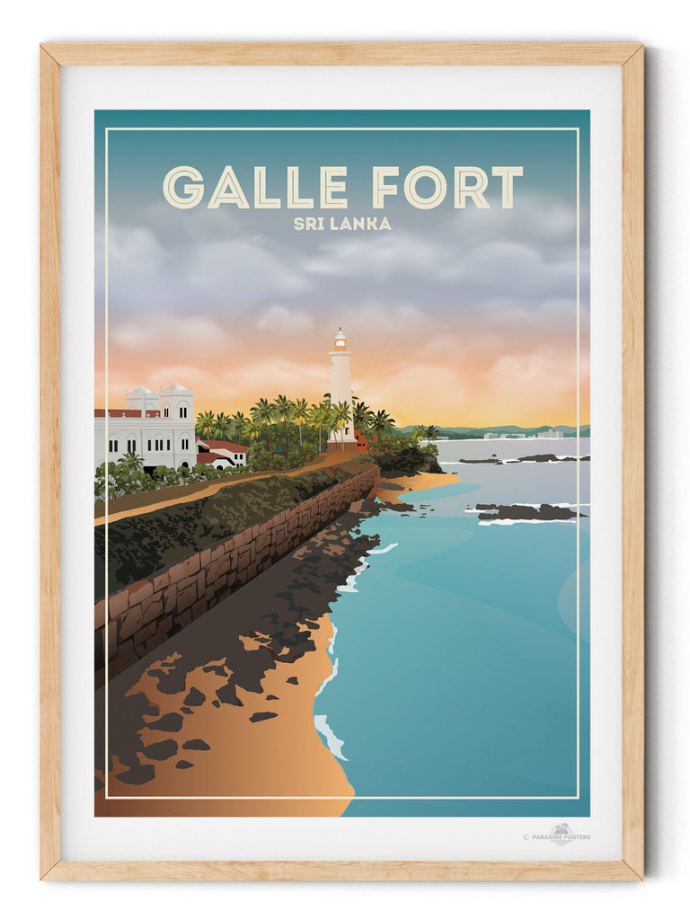 Galle Fort Sri Lanka Poster Print Asia Europe Galle Fort Sri Lanka