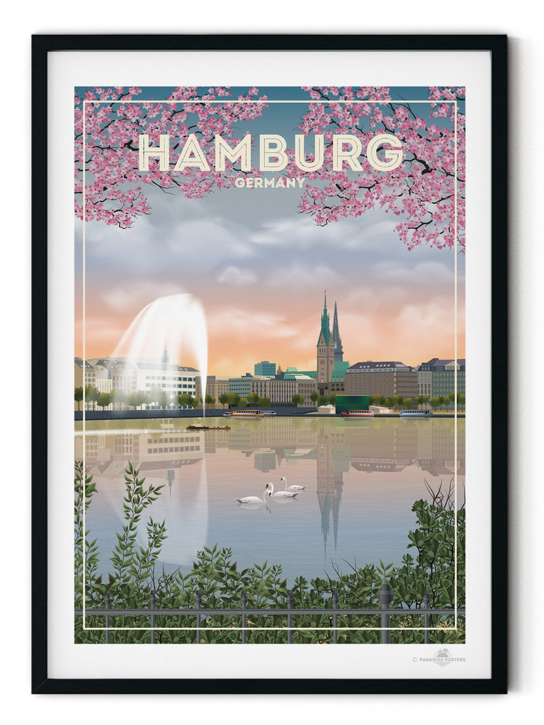 Hamburg Germany Poster Print Europe Germany Hamburg