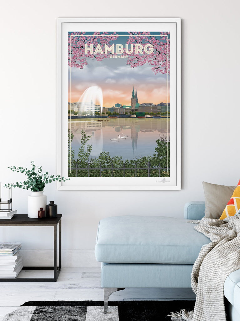 Hamburg Germany Poster Print Europe Germany Hamburg