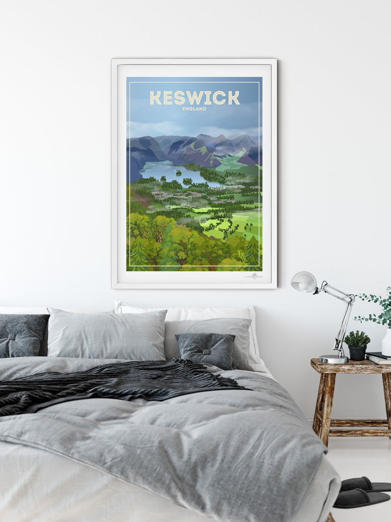 Keswick England Poster Print England Keswick United Kingdom