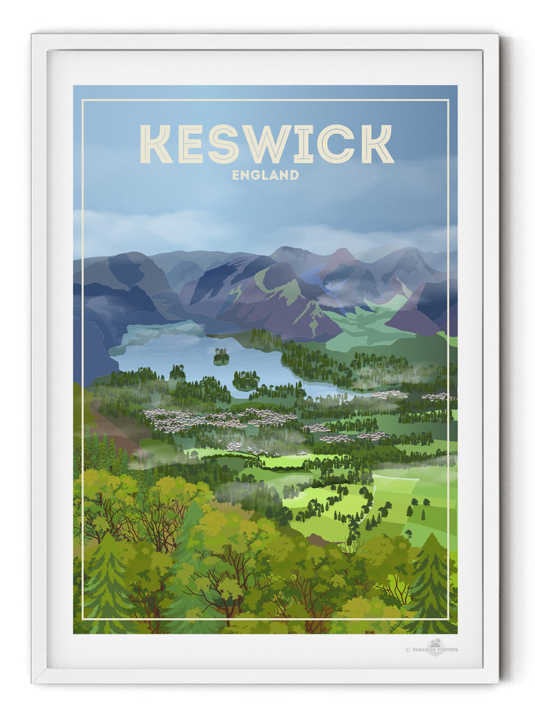 Keswick England Poster Print England Keswick United Kingdom