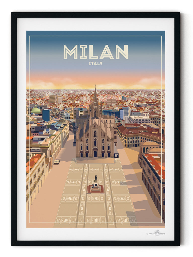 Milan Italy Poster Print Italy Milan