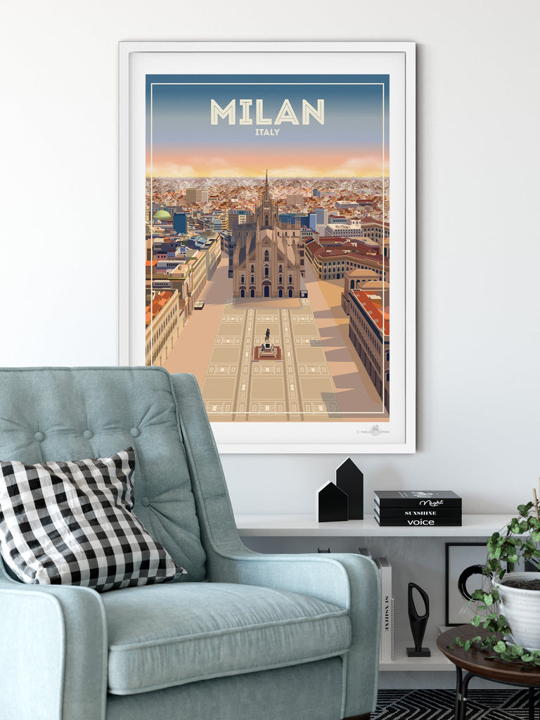 Milan Italy Poster Print Italy Milan