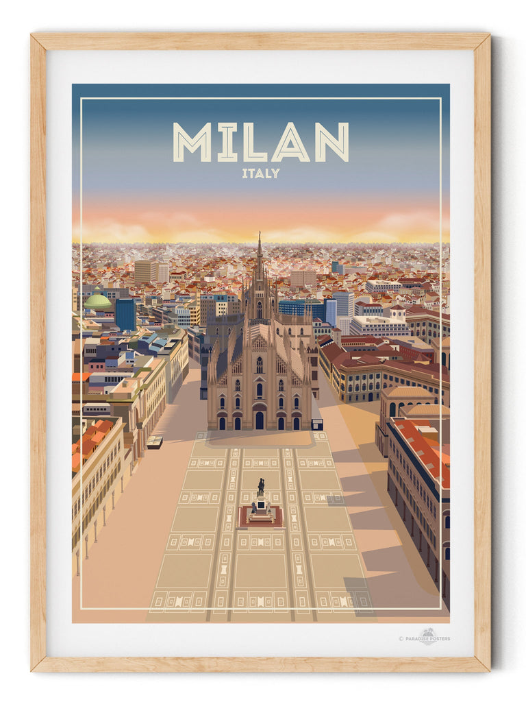 Milan Italy Poster Print Europe Italy Milan