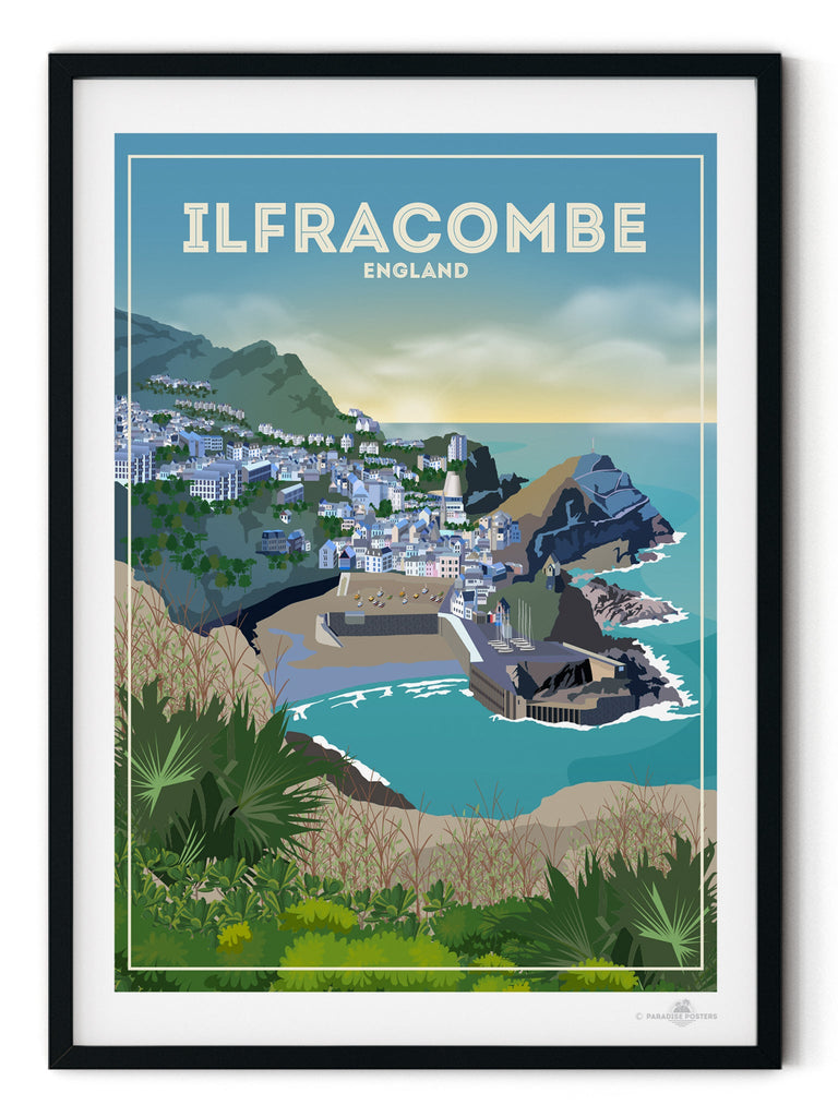 Ilfracombe England Poster Print Devon England Europe Ilfracombe UK United Kingdom