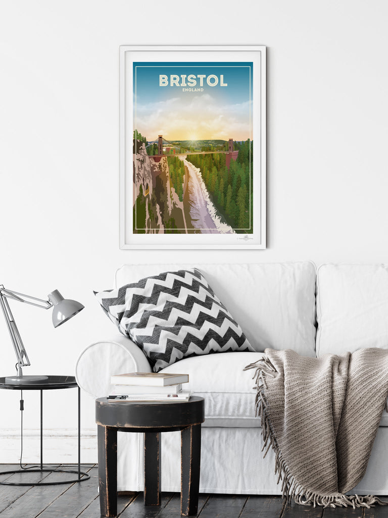 Bristol England Poster Print Bristol England Europe United Kingdom