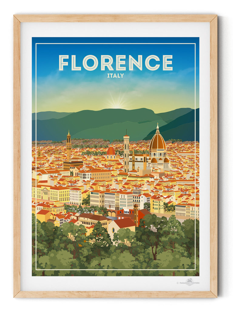 Florence Italy Poster Print Europe Florence hello Italy