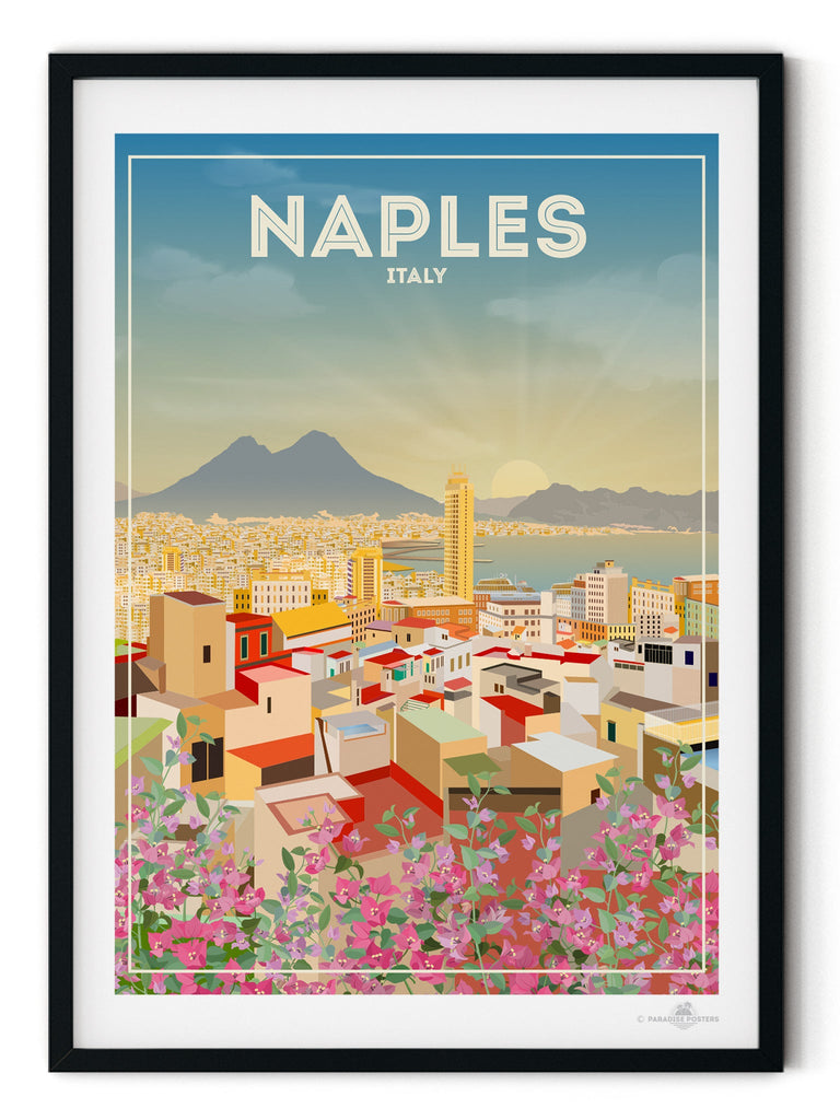 Naples Italy Poster Print Italy Naples