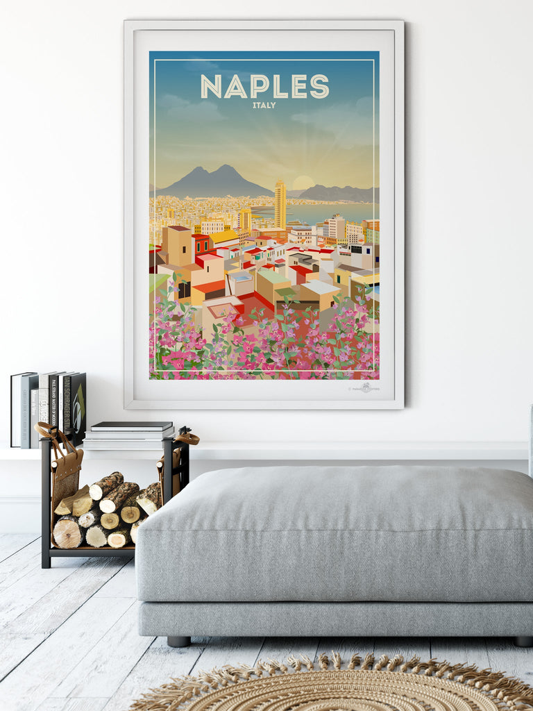 Naples Italy Poster Print Italy Naples