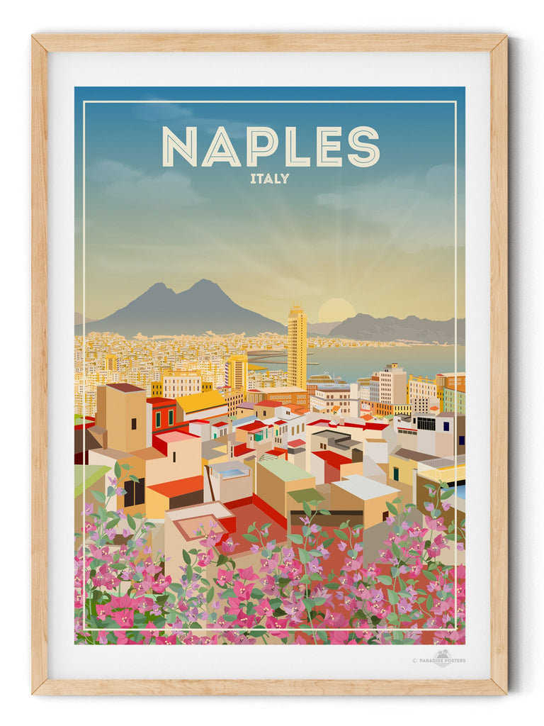 Naples Italy Poster Print Italy Naples