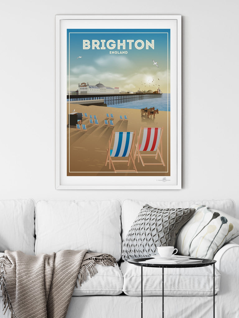 Brighton England Poster Print Brighton England Europe UK United Kingdom