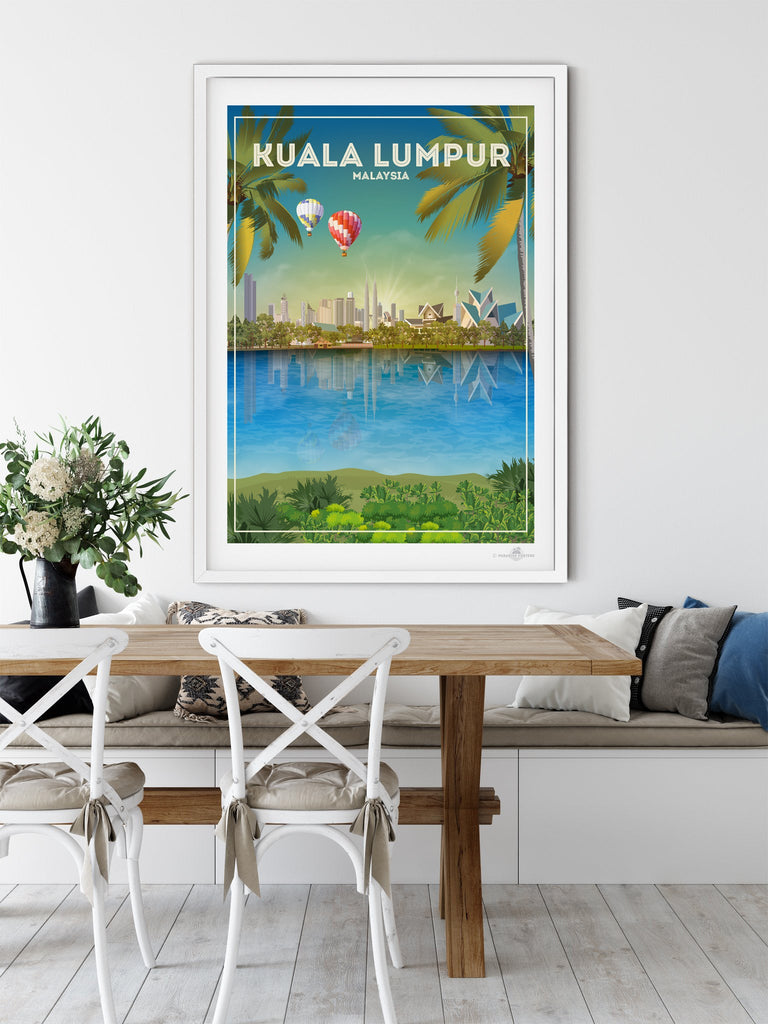 Kuala Lumpur Malaysia Poster Print Asia Kuala Lumpur Malaysia