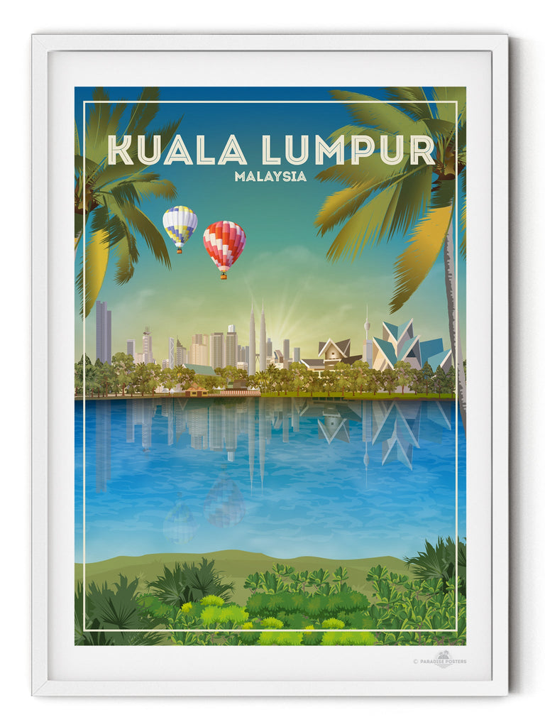 Kuala Lumpur Malaysia Poster Print Asia Kuala Lumpur Malaysia