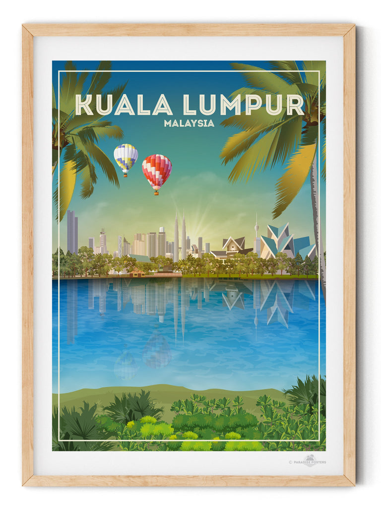 Kuala Lumpur Malaysia Poster Print Asia Kuala Lumpur Malaysia