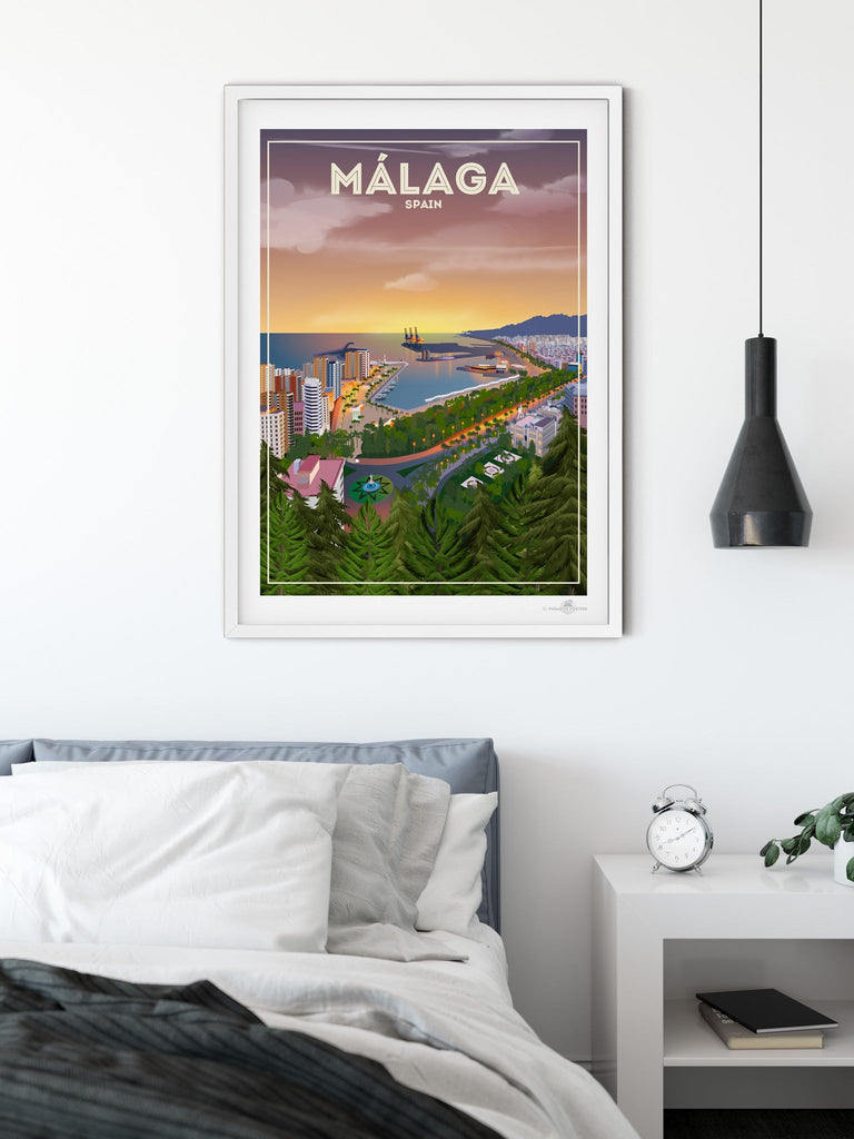 Malaga Spain Poster Print Malaga Spain