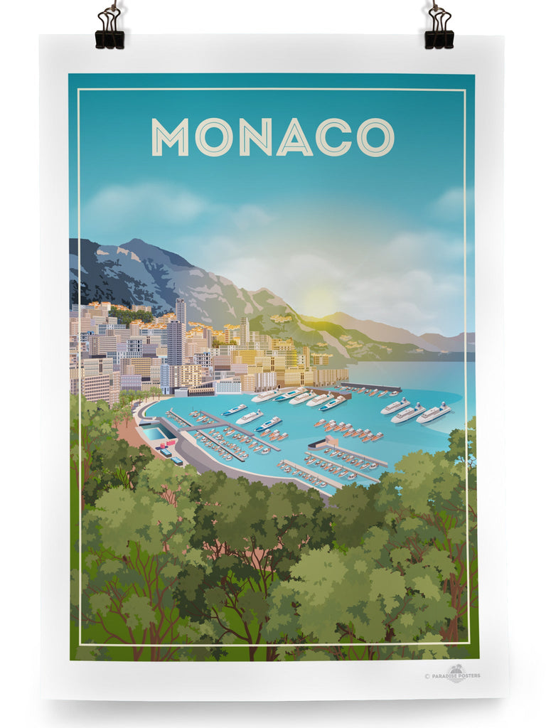 Monaco Poster Print Europe France Monaco