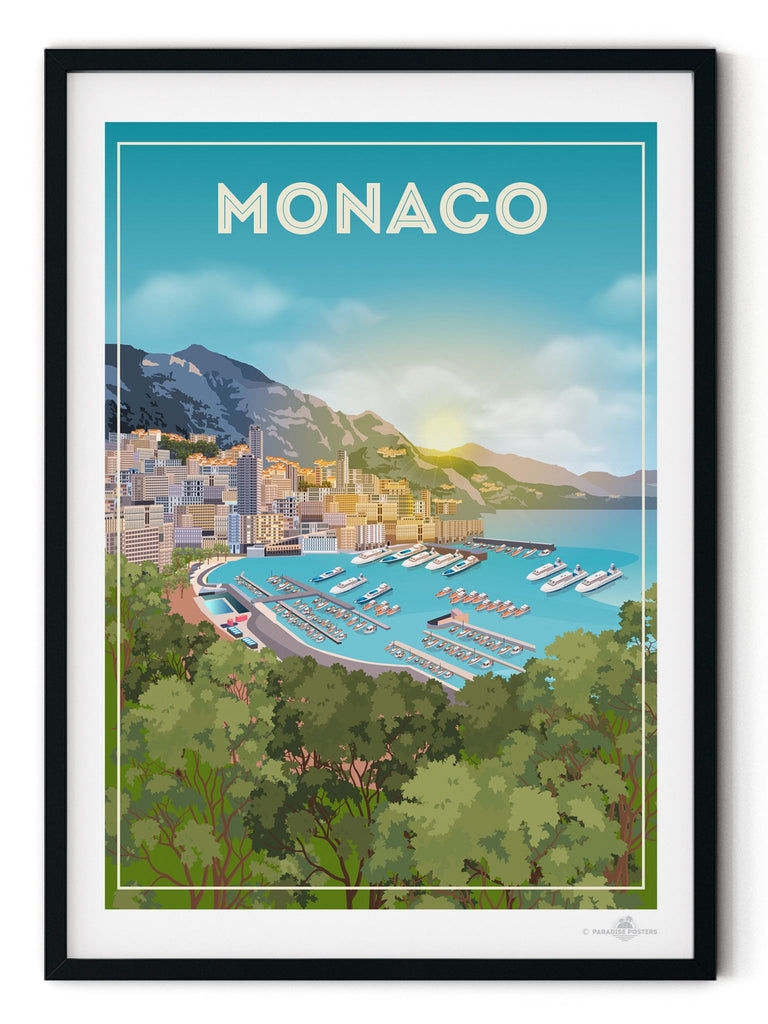 Monaco Poster Print France Monaco