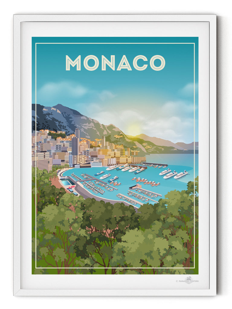 Monaco Poster Print Europe France Monaco