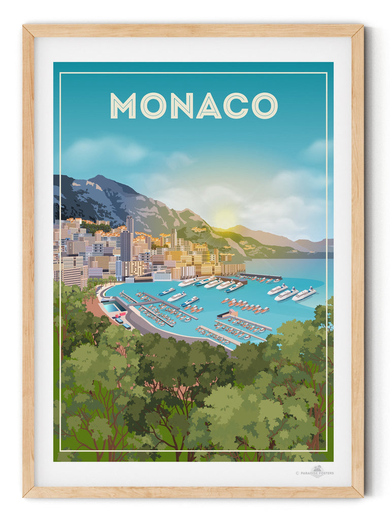 Monaco Poster Print France Monaco