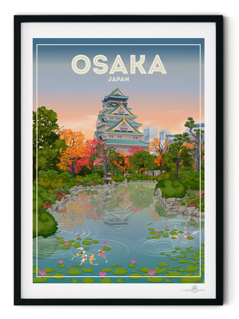 Osaka Japan Poster Print Japan Osaka