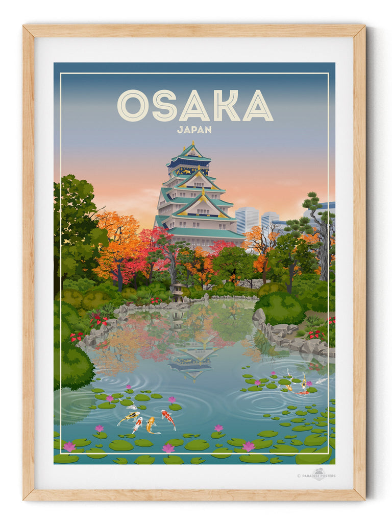 Osaka Japan Poster Print Japan Osaka