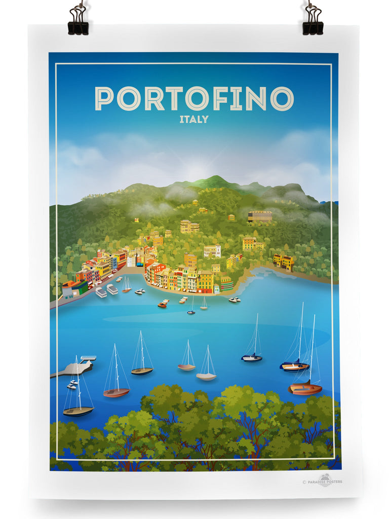 Portofino Italy Poster Print Italy Portofino