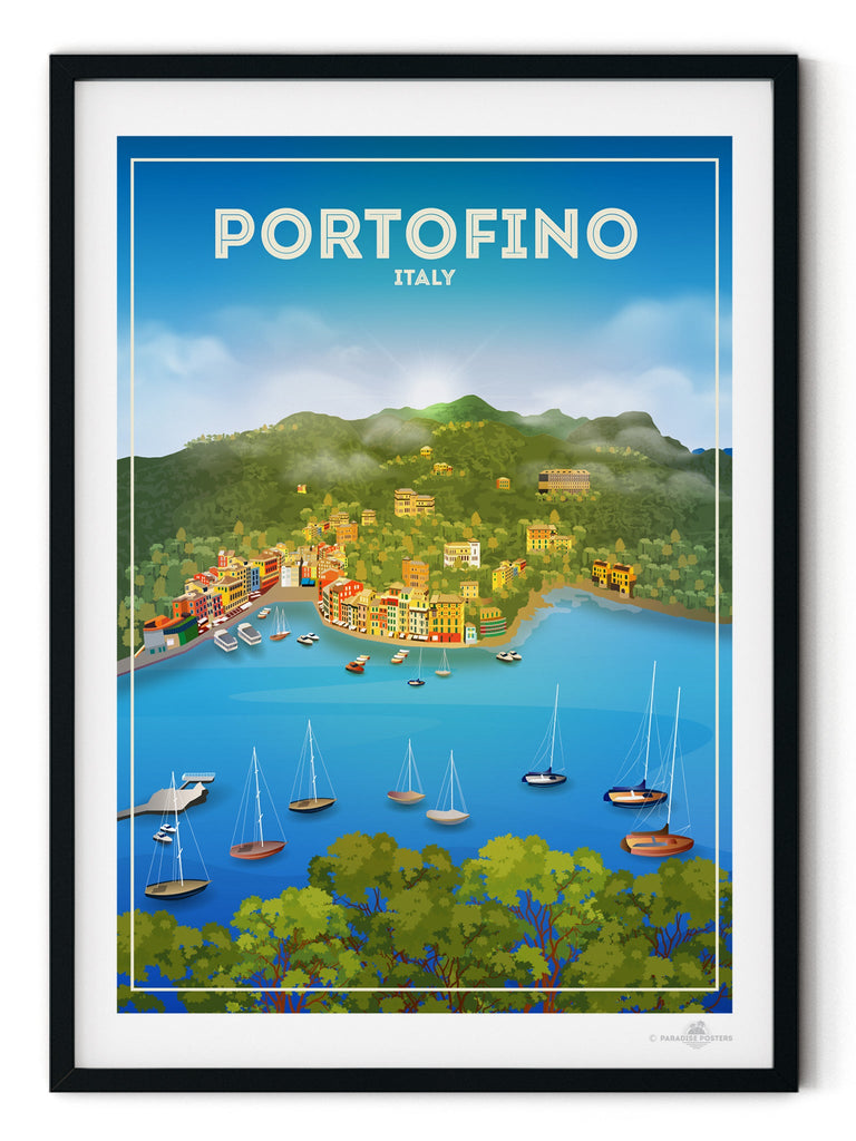 Portofino Italy Poster Print Italy Portofino